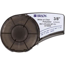 Image of Brady 139748 Black. White Self-adhesive printer label