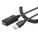 Techly IUSB-REP20TY USB cable 5 m USB 2.0 USB A Black