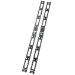 APC NetShelter Cable Management, Vertical Cable Manager, for NetShelter SX 42U, Set of 2, Black, 117 x 1930 x 130 mm