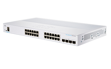 Image of Cisco CBS350 Managed L3 Gigabit Ethernet (10/100/1000) 1U Grey