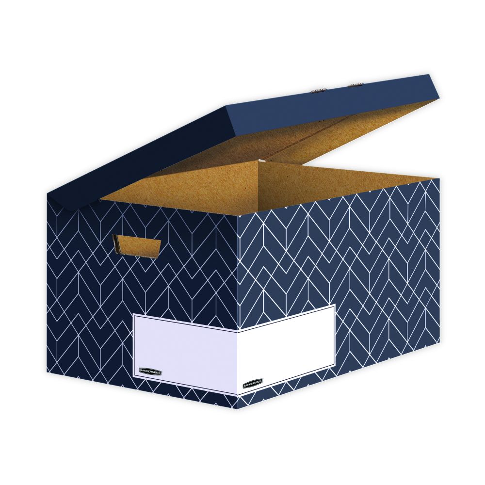 Decor Flip Top Box - Urban Midnight Blue Pack of 5 thumbnail