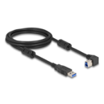 DeLOCK USB 5 Gbps Cable Type-A male to Type-B male 90° right angled 2 m