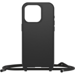 OtterBox React Series Necklace MagSafe voor iPhone 15 Pro, Black - Geen retailverpakking