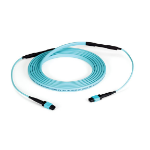 Black Box FOTC30M3-MP-12AQ-20 InfiniBand/fibre optic cable 20 m MPO/MTP OFNP OM3 Aqua-kleur