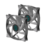 Iceberg Thermal IceGALE Xtra Computer behuizing Ventilator 14 cm Grijs 2 stuk(s)