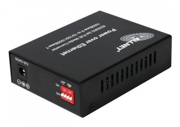Image of ALLNET ALL-MC202P-SFP1-POE network media converter 1000 Mbit/s...