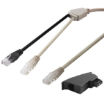 Goobay 95286 networking cable Black, Grey 3 m U/FTP (STP)