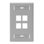 Leviton 42080-4GS wall plate/switch cover Gray