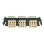 Siemon RIC-F-LC24-01C fiber optic adapter LC 1 pc(s) Beige, Black