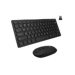 Macally RFCOMPACTKEYCB keyboard Mouse included RF Wireless QWERTY English Black