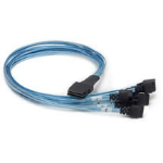 Broadcom 0.6m Multi-lane SATA cable Blue