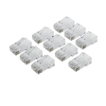connektgear RJ45 CAT6 Crimp End Plugs - Pack of 10