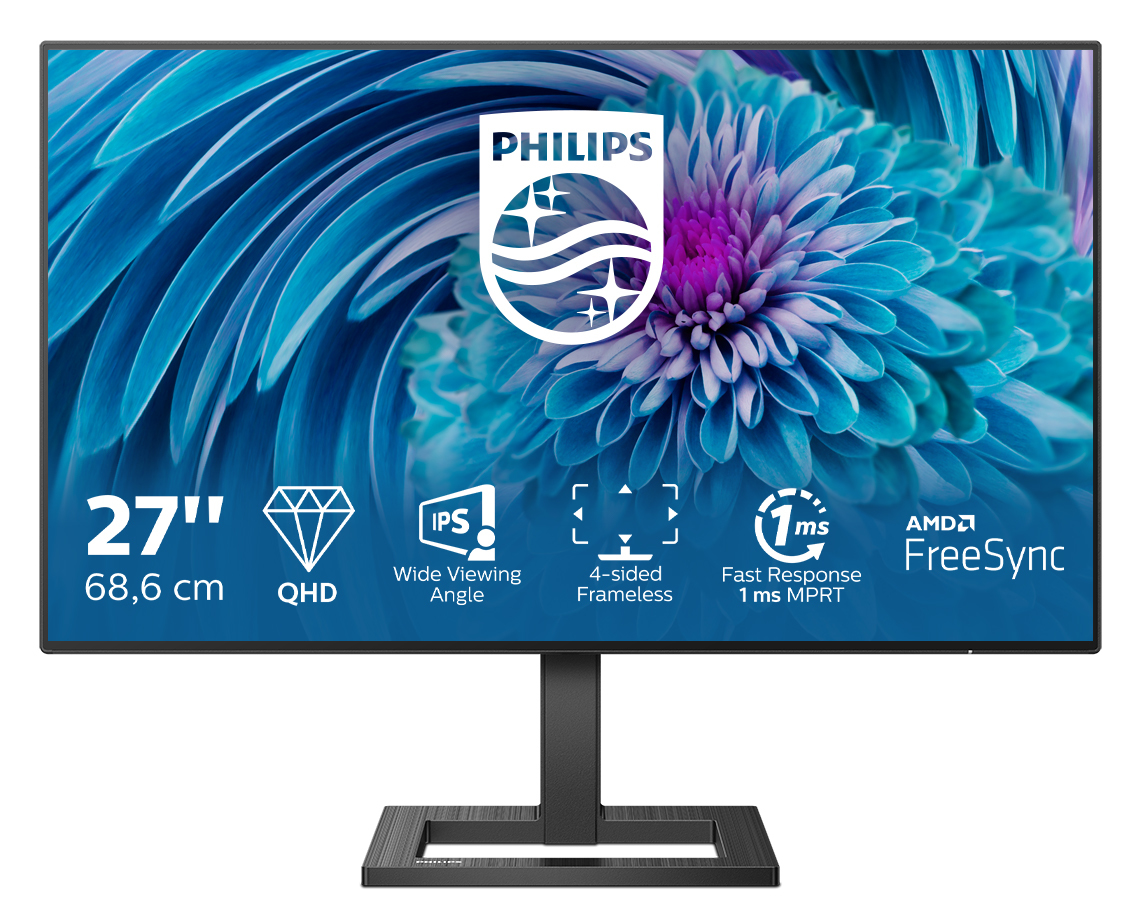 Philips E Line 275E2FAE/00 computer monitor 68.6 cm (27") 2560 x