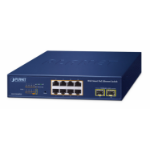 PLANET 8-Port 10/100/1000T 802.3at Managed L2 Gigabit Ethernet (10/100/1000) Blue