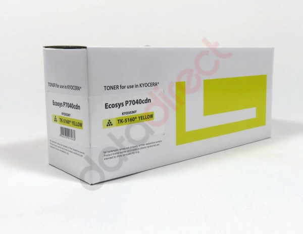 Data Direct Kyocera P7040 Toner Yellow Compatible TK5160Y 1T02NTANL0