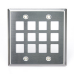 Leviton 43080-S12 wall plate/switch cover Stainless steel