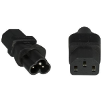 Microconnect PE613AD power plug adapter C6 C13 Black