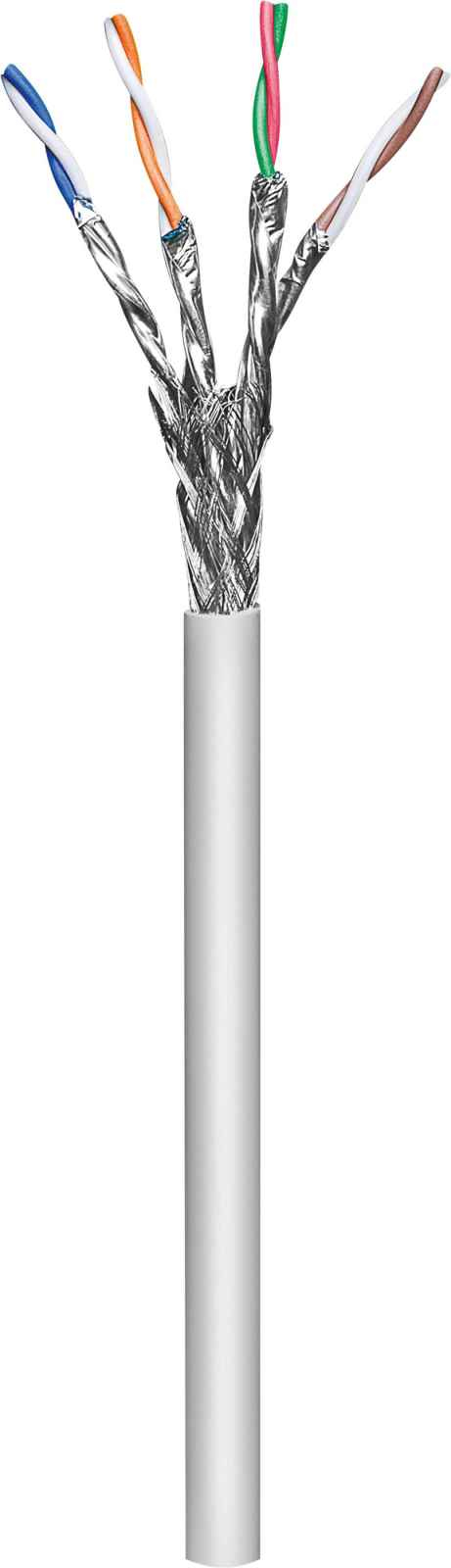 Image of Intellinet Network Bulk Cat6a Cable, 23 AWG, Solid Wire, 100m,...
