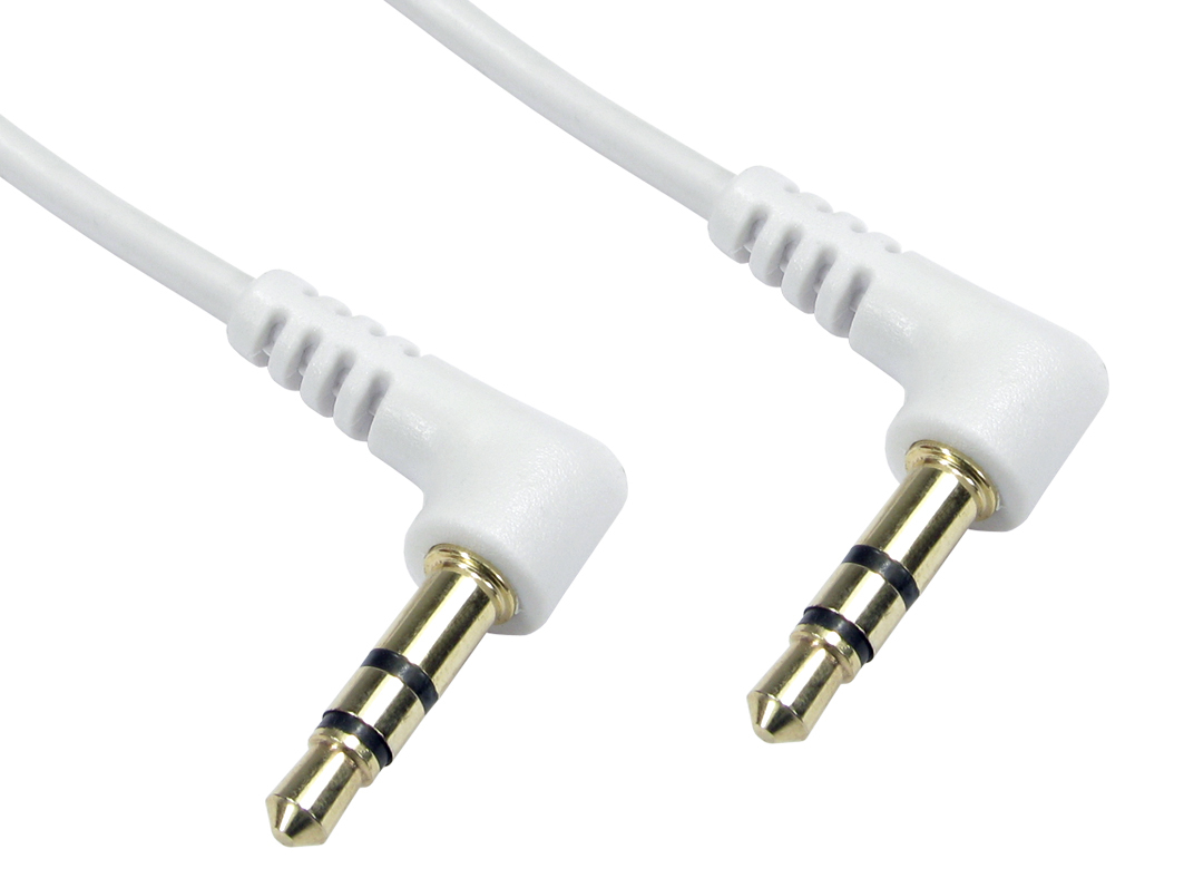 Cables Direct 3.5 mm - 3.5 mm M/M 1m audio cable 3.5mm White