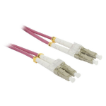 Synergy 21 100m OM4 LC - LC fibre optic cable Purple
