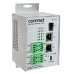 ComNet CNFE3FX1TX2C8RX/M network switch Managed Fast Ethernet (10/100) Desktop/Wall-Mounting Silver