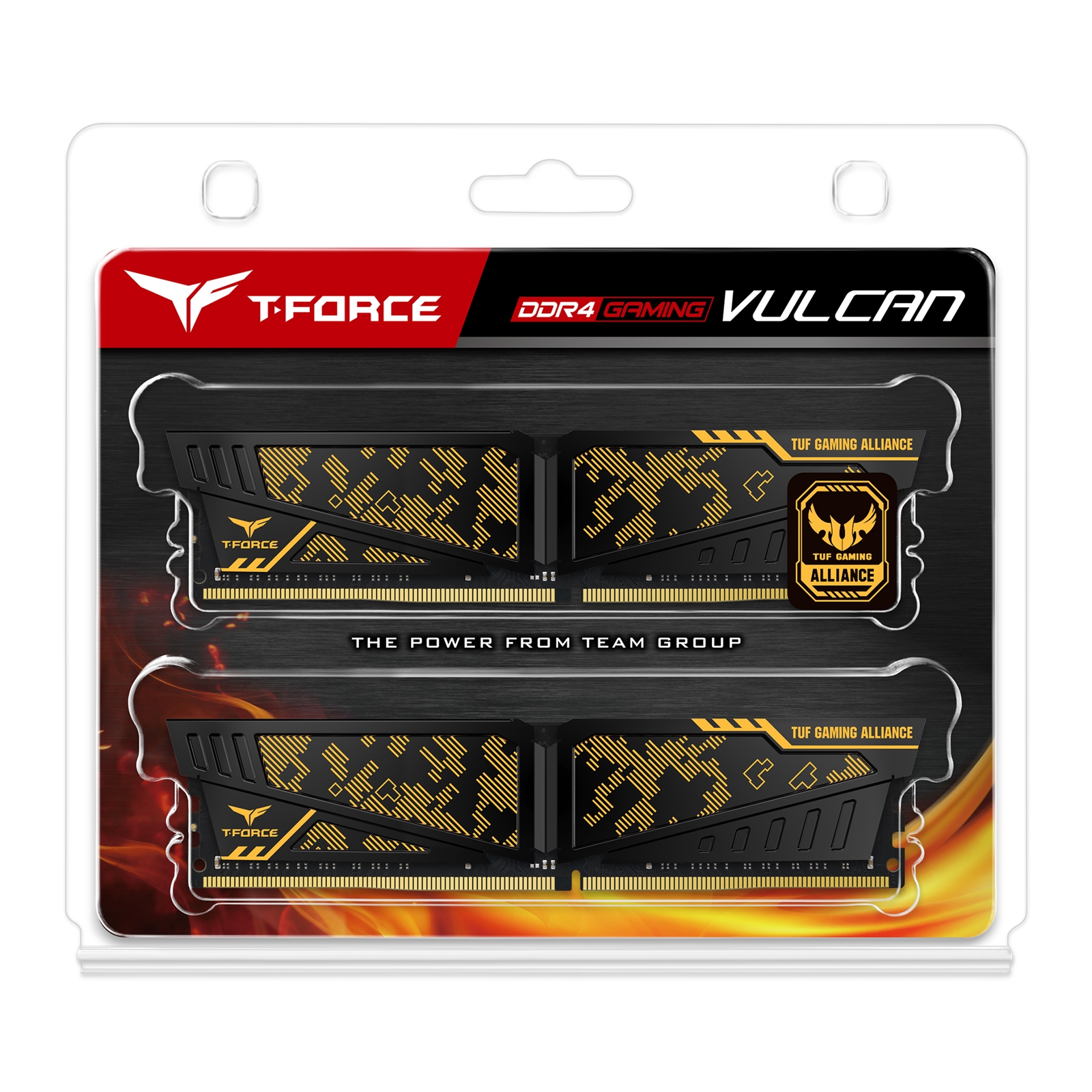 Image of Team Group T-Force Vulcan TUF Gaming Alliance 16GB (2 x 8GB) DDR4...