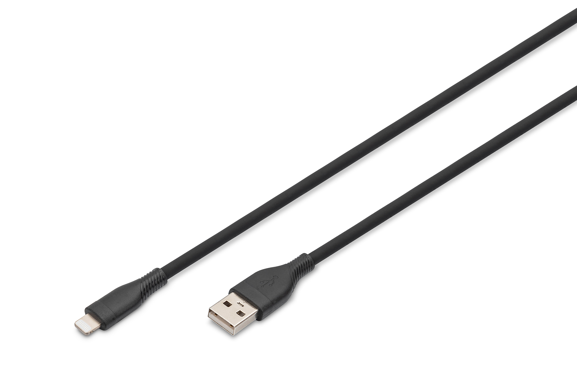 Digitus USB Silicone charging cable. USB-A - Lightning