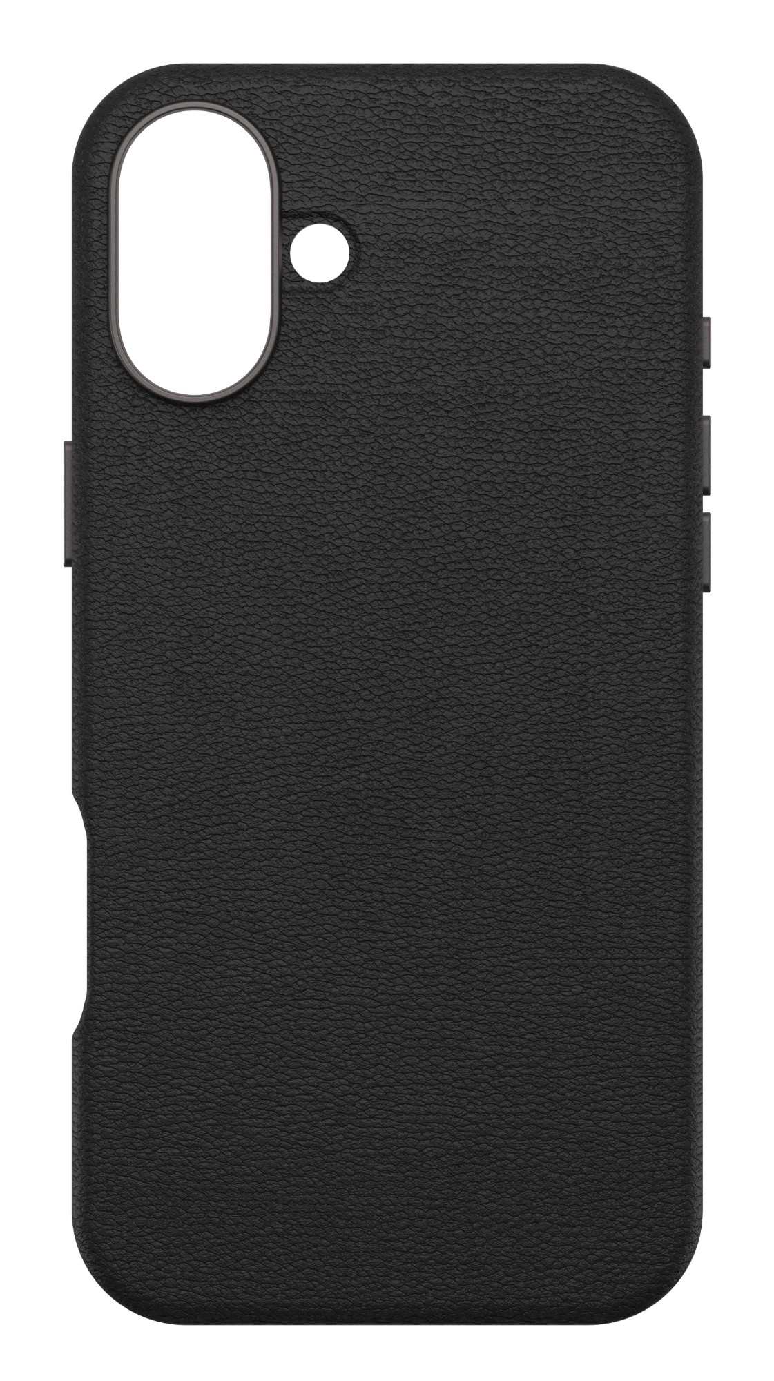 OtterBox Symmetry Series Cactus Leather for MagSafe for iPhone 16 Plus, Noir Ash