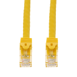 AddOn Networks 2ft Yellow CAT 6 PVC Ethernet Cable Snagless Easy Boot RJ-45 M/M