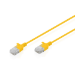 Digitus CAT 6 U-UTP Slim patch cable, 1.5 m, yellow