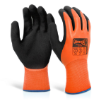 BEESWIFT Glovezilla Latex Thermal Glove Orange M (Pack of 10)