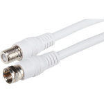 Maplin MAVFF002-030 coaxial cable 3 m F Plug White