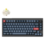 Keychron V1 Max keyboard Universal USB + RF Wireless + Bluetooth QWERTY US English Black, Grey