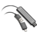 POLY DA75 USB to QD Black Adapter TAA