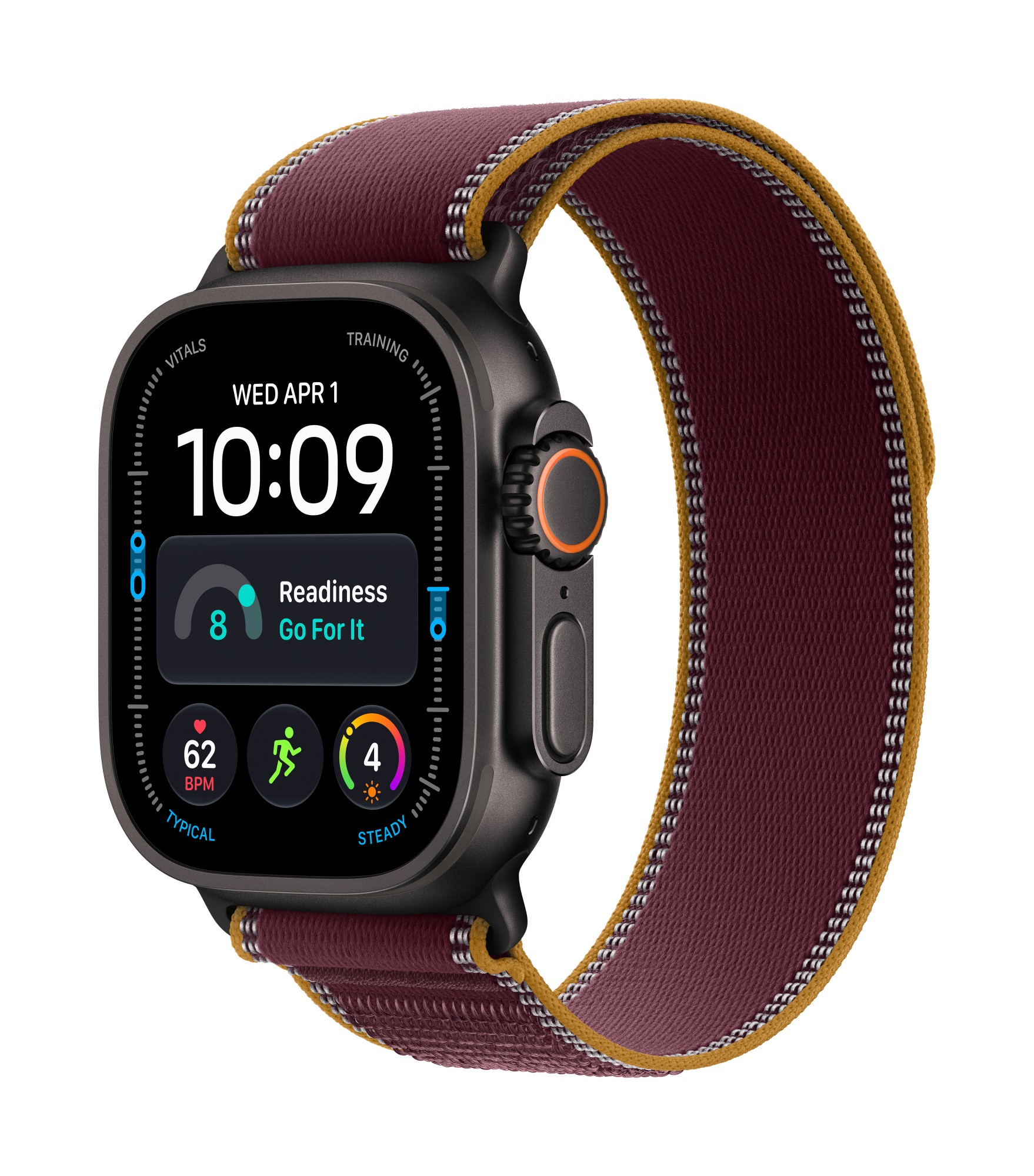 Apple Black Watch Ultra 4 Gps + Cellular 49Mm Titanium Case With Burgu - Image 2
