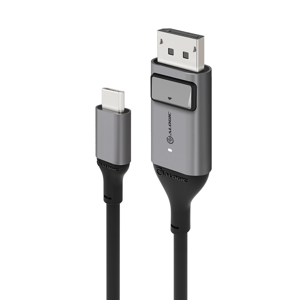Image of ALOGIC 1m Ultra USB-C (Male) to DP (Male) Cable - 4K @60Hz with...