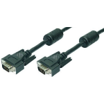 LogiLink 1.8m VGA VGA cable VGA (D-Sub) Black