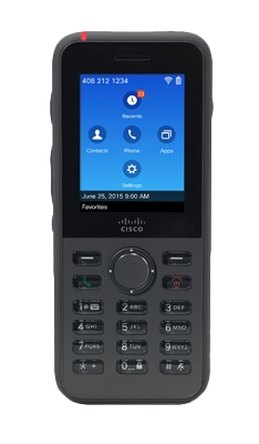 Cisco 8821 IP-telefoner Svart Wi-Fi