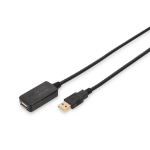 Digitus DA-70130-4 USB-kabel USB 2.0 5 m USB A 0,48 Gbit/s Zwart