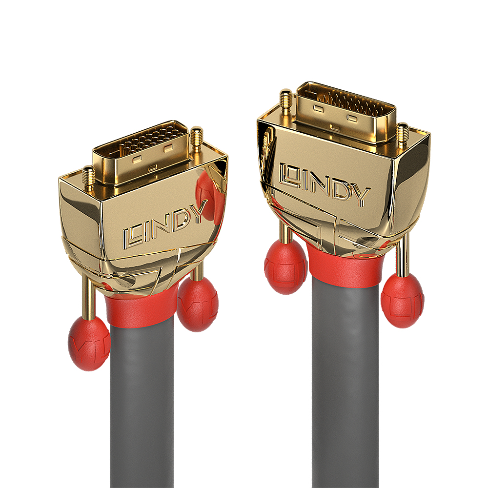 Lindy Gold DVI-D Dual Link Cablel, Gold Line