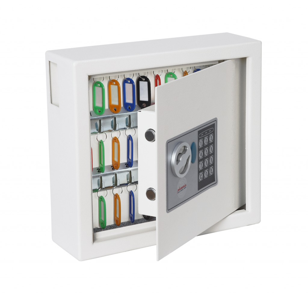 Phoenix Safe Co. KS0031E key cabinet/organizer White