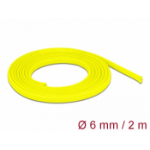 DeLOCK Braided Sleeve stretchable 2 m x 6 mm yellow