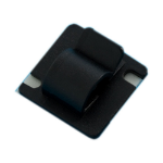 Videk Nylon Self Adhesive Black Cable Clips 8-13mm Diameter Pack of 100