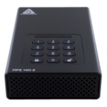 Apricorn Aegis Padlock DT FIPS externe harde schijf 16 TB Zwart