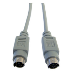 Cables Direct EX-100 PS/2 cable 3 m 6-p Mini-DIN Grey
