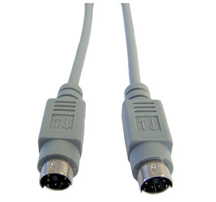 Cables Direct EX-100 PS/2 cable 3 m 6-p Mini-DIN Grey