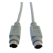 Cables Direct EX-100 PS/2 cable 3 m 6-p Mini-DIN Grey