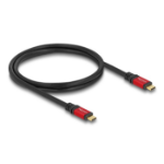 DeLOCK 80050 USB-kabel USB 2.0 1 m USB C Zwart, Rood