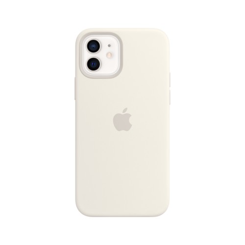 Apple iPhone 12 | 12 Pro Silicone Case with MagSafe - White