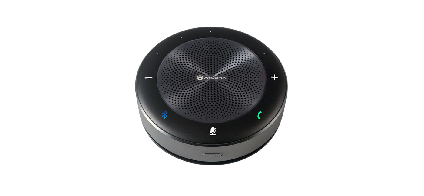 Image of Atlona AT-CAP-SP100 speakerphone Universal Black, Grey